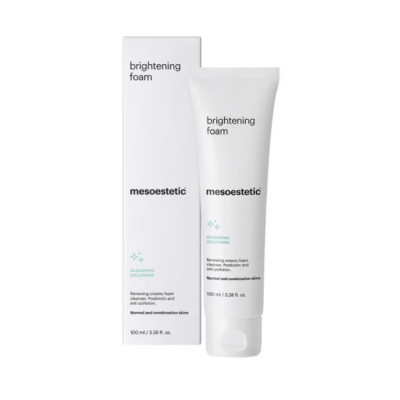 brightening foam - espuma limpiadora facial cremosa