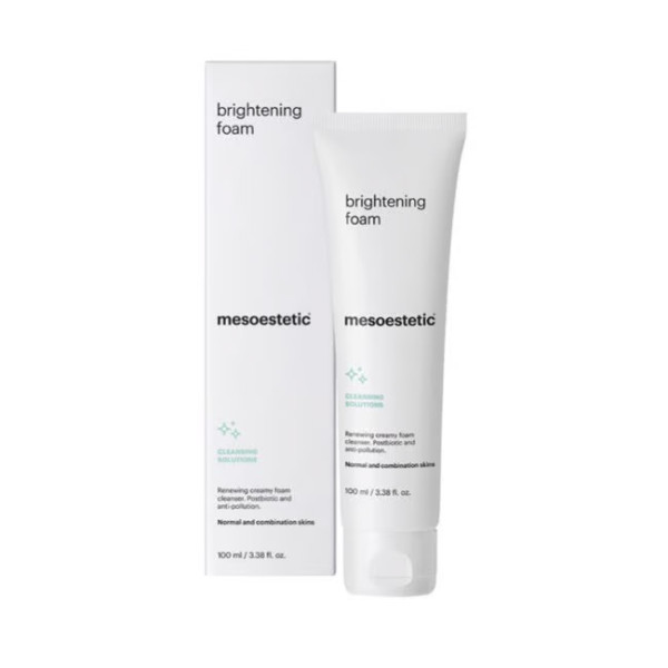 brightening foam - espuma limpiadora facial cremosa